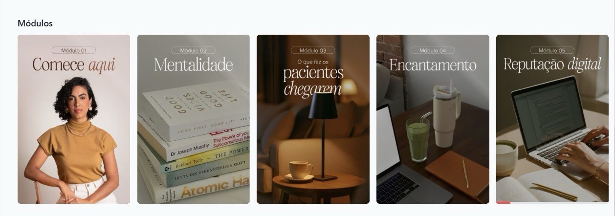 Acervo de módulos gravados da Mentoria Lume